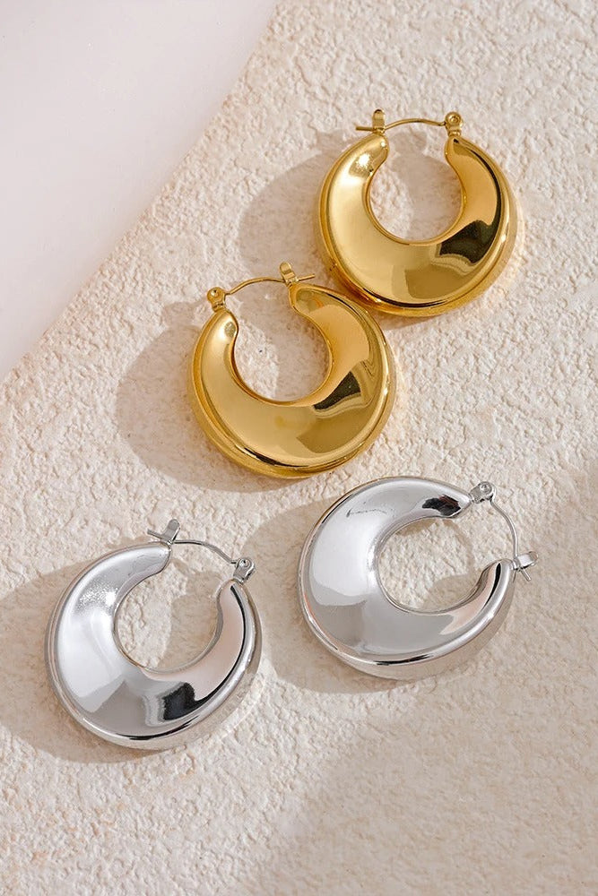 Brincos de Argola Lua Eco