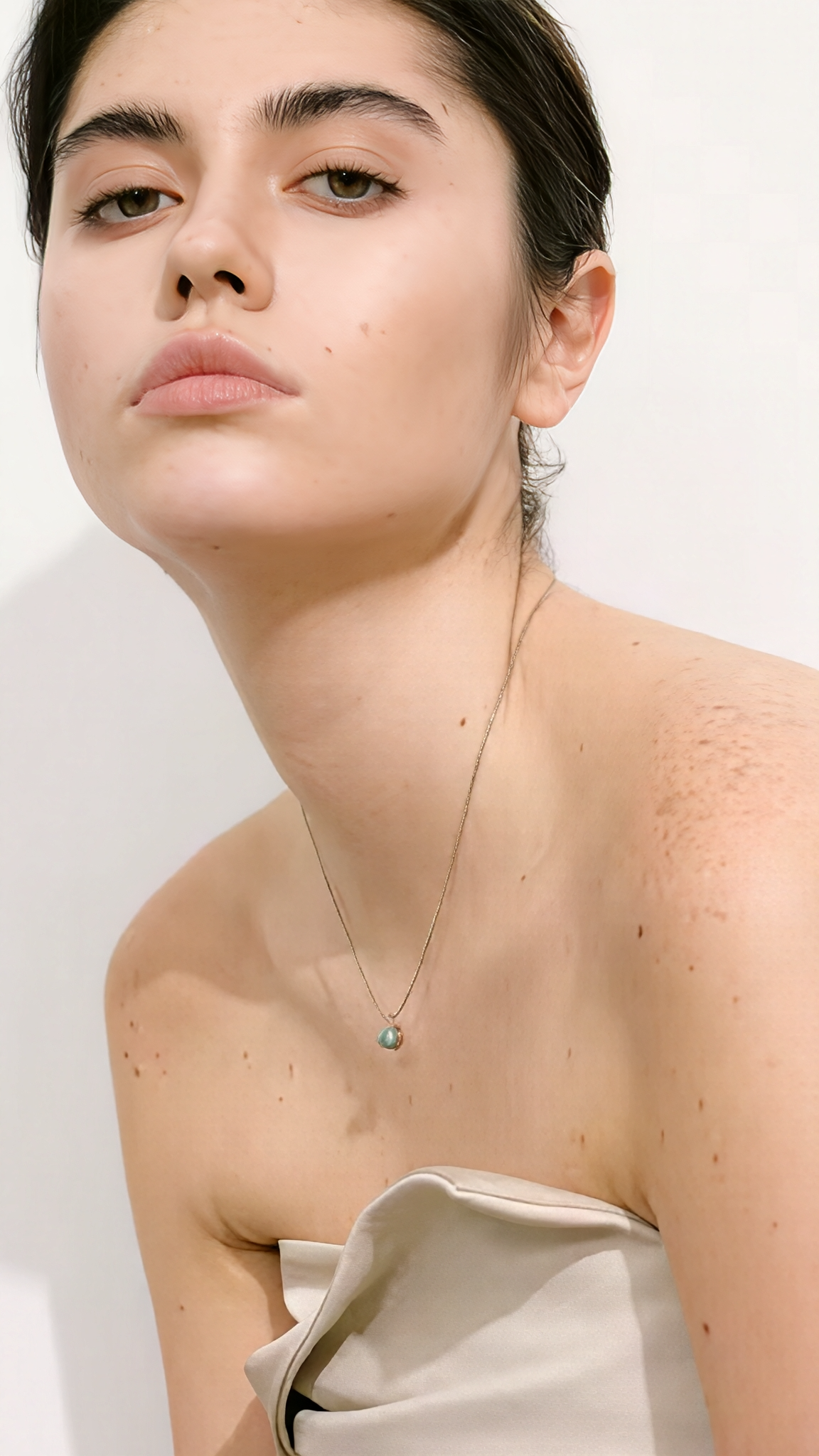 Colar Manilia - Opal Azul