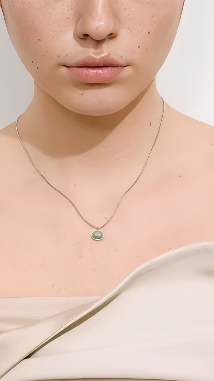 Colar Manilia - Opal Azul