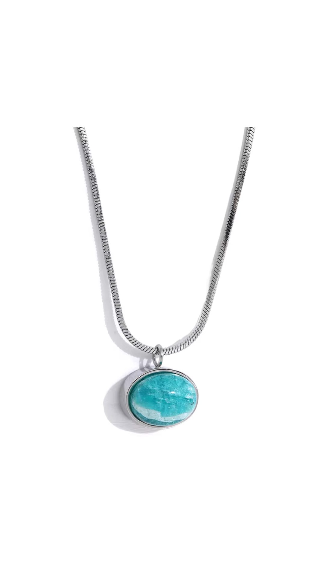Colar Manilia - Opal Azul