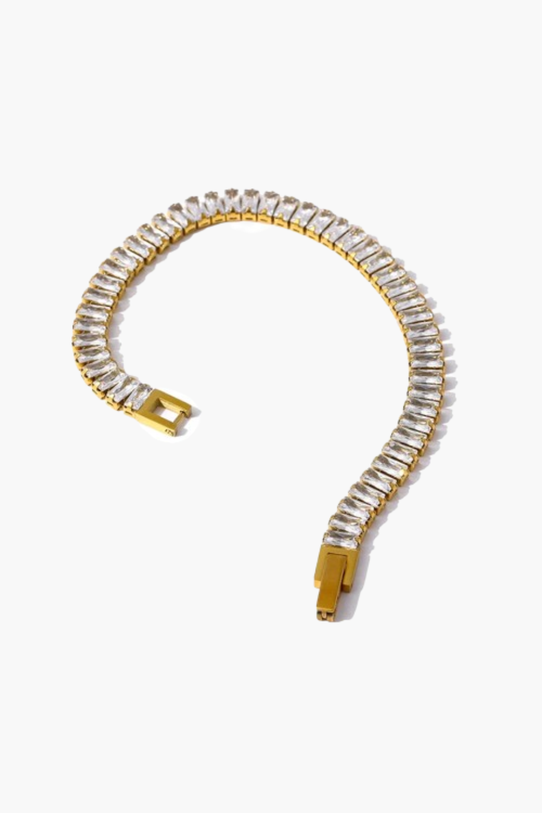 Choker Zircônia Cúbica Geométrica Banhada Ouro 18k