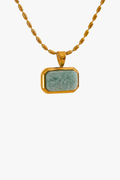 Colar com Pedra Verde