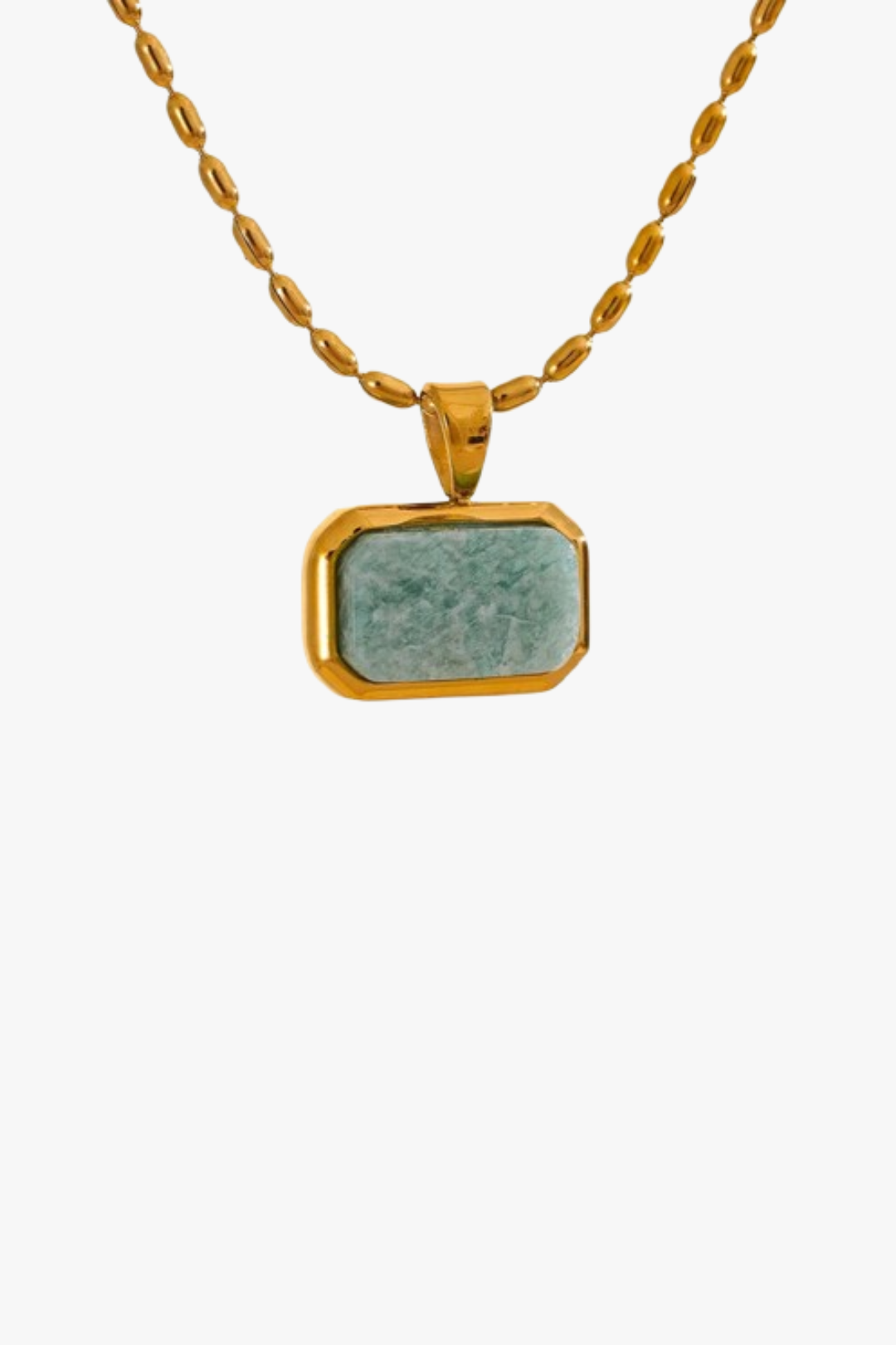 Colar com Pedra Verde