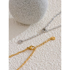 Pulsera Ajustable de Cadena con Detalles Tubulares