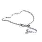 Pulsera Ajustable de Cadena con Esfera Colgante
