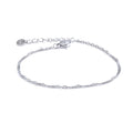 Pulsera Ajustable de Cadena con Detalles Tubulares