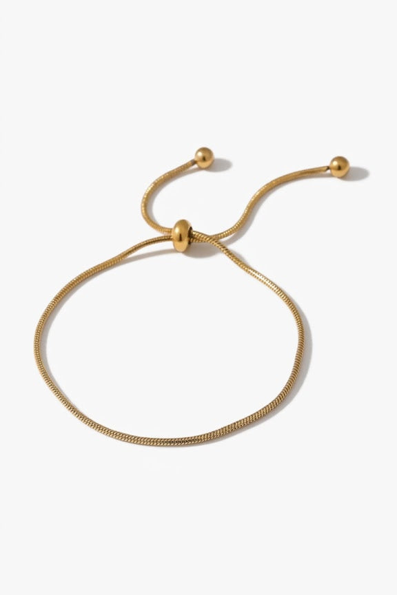 Pulsera Ajustable de Cadena Serpiente